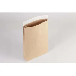 flexiPAK classic Fixverschluss Faltentaschen braun