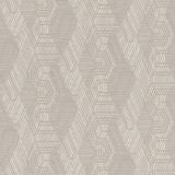 Rasch Textil Rasch Tapete 751932 - Vliestapete mit geometrischem Textilmuster in Grau, Beige aus der Kollektion African Queen - 10,05m x 0,53m (LxB)