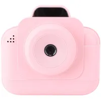 Tbest Sofortbildkamera, 1080P, 2,4-Zoll-Bildschirm, Thermodruck, Zeitraffer, Mehrere Filter, Reisespielzeug für Studenten (PINK)