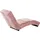 Actona Chaiselongue Samtvelours 1-Sitzer Rosa