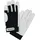 PROMAT Handschuhe Main Gr.10 schwarz/naturfarben Ziegennappaleder/Stretch EN 388 Kat.II