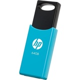 PNY HP v212b blau 64GB, USB-A 2.0 (HPFD212LB-64)
