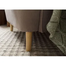 Massivmoebel24 Ohrensessel 71x74x105 taupe SCANDI #110