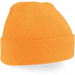 Beechfield  Kinder-Mütze Bonnet revers  Original  in Orange, Einheitsgrösse