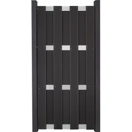 GROJA Fertigzaun Hochkant 84,3 x 180 cm Anthrazit