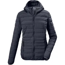 G.I.G.A. DX by killtec Damen Steppjacke/Funktionsjacke in Daunenoptik mit Kapuze GW 49 WMN QLTD JCKT, dunkelnavy, 44 Blau