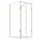 Buylando Emma U-Duschkabine rechts 75 x 180 cm Weiß/Glas 75x90x75x180