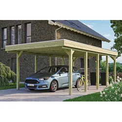 Einzelcarport SKANHOLZ "Friesland", grün, H: 221cm, Carports
