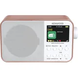 Kenwood CR-M30DAB-R Tragbares Radio, DAB+ / UKW, DAB+, FM, Bluetooth, Roségold/Weiß