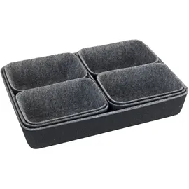 Wenko Schubladenorganizer 7-tlg. grau
