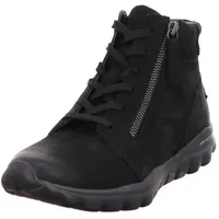 Gabor Damen Schnürstiefeletten, Frauen Schnürboots,Wechselfußbett,Kurzstiefel,uebergangsschuhe,uebergangsstiefel,schwarz (Mel.),40.5 EU / 7 UK - 40.5 EU