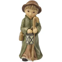 Krippenfigur GOEBEL "Krippenfiguren, Weihnachtsdeko", bunt, B:5cm H:11,5cm, Steingut, Dekofiguren, Steingut, Figur - Hirte