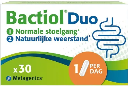 Bactiol Duo Normale Darmfunktion/Natürliche Abwehrkräfte 30 Kapseln