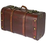 HMF 6412-140 Schatztruhe Vintage Koffer 40 x 23,5 x 16,5 cm