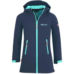 Kinder Mantel Parka Lillesand Marineblau/Türkis Gr. 104 - 4 Jahre