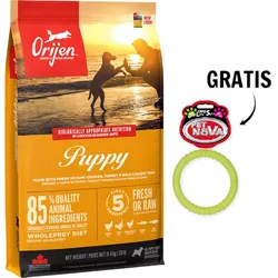 ORIJEN Dog Puppy 11,4kg + Ring für Hunde 9,5cm GRATIS!