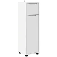 VidaXL Badezimmerschrank mit Tür Weiß 30,5 x 30 x