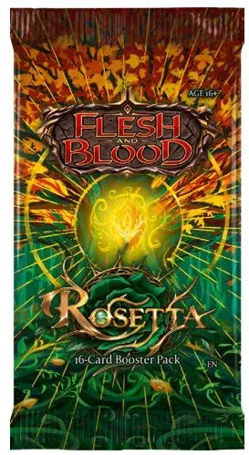 Kartenspiel Flesh and Blood TCG: Rosetta - Booster (ENGLISCHE VERSION)