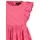 blue seven Sommerkleid BLUE SEVEN, Mädchen, Gr. 140, N-Gr, pink, Web, Obermaterial: 100% Baumwolle, unifarben, regular fit knielang, Rundhals, Flügelärmel Volant, Kleider Sommerkleid, mit Volants und toller Lochstickerei