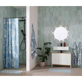 Tchibo Germania Waschbeckenunterschrank 5000-513 GW-Topeka, in Weiß/Eiche, mit Siphonaussparung, 80 x 60 x 34 cm (BxHxT)