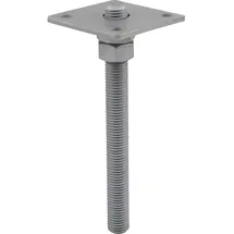 Pitzl Pfostenträger Typ 11013 3201 5 x 5 x 100 cm Silber/Stahl
