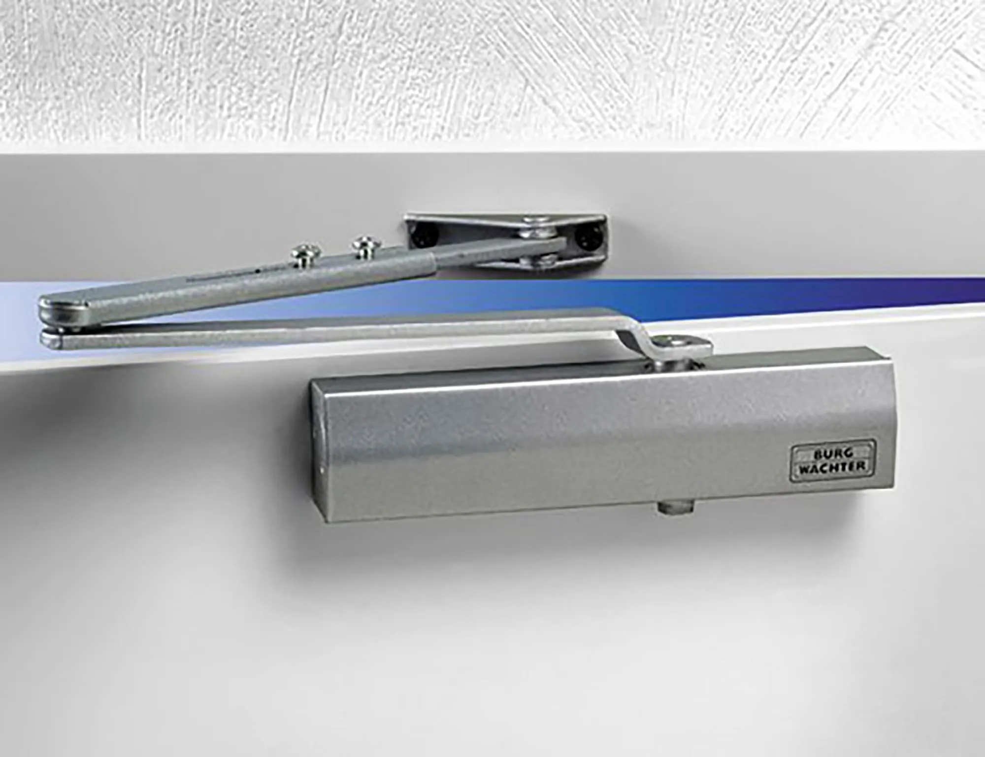 BURG WÄCHTER Türschließer "TS 504 S" Hydraulisch, geeignet für Türen bis 110 cm silberfarben Türschließer