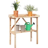 vidaXL Pflanztisch 78 cm braun