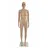 Relaxdays Schaufensterpuppe weiblich, beige