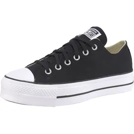 Converse Chuck Taylor All Star Platform Low Top Black/Black/White 37