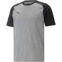 Puma Herren Teamcup Casuals Tee T-Shirt, Mittelgraues Heather, M