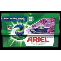 Ariel All-in-1 PODS Waschkapseln + Touch of Lenor Amethyst Flower 20 Waschgänge