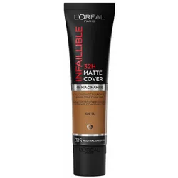 Fluid Makeup Basis L'Oreal Make Up Infalible 32H Matte Cover No 315 neutral undertone Spf 25