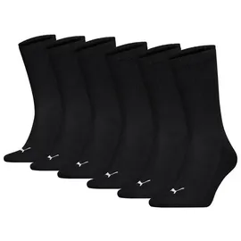 Puma Cushioned Next Crew Socken 6er Pack Schwarz 43-46