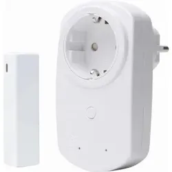 Kopp 825802212 Funk-Dunstabzugshauben-Steuerungs-Set, mit Funk-Adapter und Tür- und Fensterkontakt, Farbe: weiß