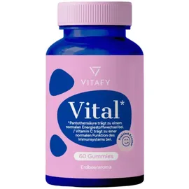 Vitafy Vital Gummies mit Pantothensäure & Vitamin C Erdbeergeschmack 60 Gummies