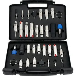 Pronomic ADC-34 Audio-Adapter-Set im Koffer