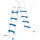 Summer Waves Poolleiter blau 132 cm