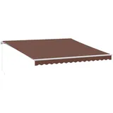 vidaXL Markise 400 x 350 cm braun