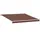 vidaXL Markise 400 x 350 cm braun