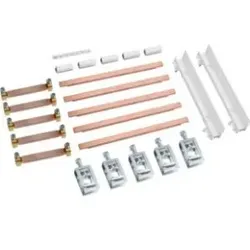 Hager ZM55S Sammelschienenverbinder, universZ, Schrank/Schrank, 5-polig, CU 12x10mm, 315A.Sammelschienenverbinder Schrank zu Kabelanschlusskasten,