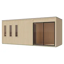 Karibu Ambra inkl. 9 kW Ofen + int. Steuerung