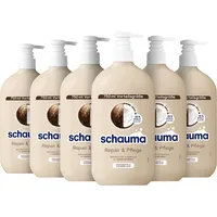 Schauma Schwarzkopf Shampoo Repair & Pflege (6x 750 ml), Haarshampoo repariert das Haar und sorgt für Geschmeidigkeit, Reparatur-Shampoo für strapaziertes & trockenes Haar