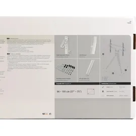 Hama TV-Design Bodenständer) 191 cm