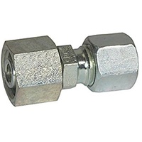 Riegler 112100-V 555 Reduzierverschraubung, Dichtkegel, Rohr-Außen-Ø 18/6, Stahl verz.,