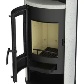 THERMIA Olympus V3L Stahl Schwarz/Abdeckplatte Kalkstein