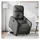 vidaXL Massagesessel Elektrisch 89 x 96 x 89 cm Dunkelgrau mit Aufstehhilfe