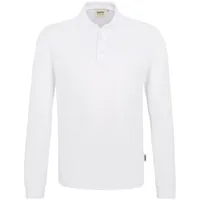 Hakro Longsleeve-Poloshirt MIKRALINAR® weiß,