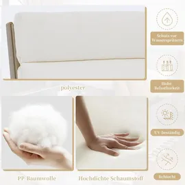 Okwish Garten-Essgruppe 5-tlg. Beige