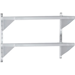 Metallwandregal 2 regale (tiefe 400) - 1000x400x600 mm - 31024000 Eurast