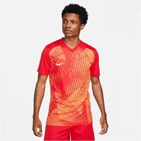 Nike DR0944-657 M NK DF PRCSN VI JSY SS T-Shirt Herren University RED/Bright Citrus/White